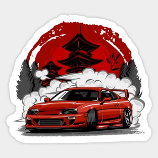 Toyota Supra Drift Sticker